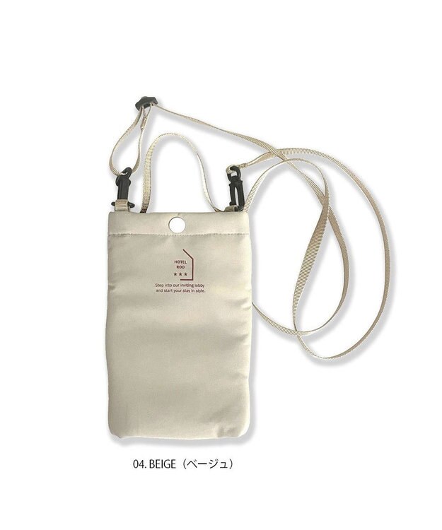 ROOTOTE 1119【ボトルケース:スマホケース】EU.ボトッシュ.イントリップ-A 04：ベージュ