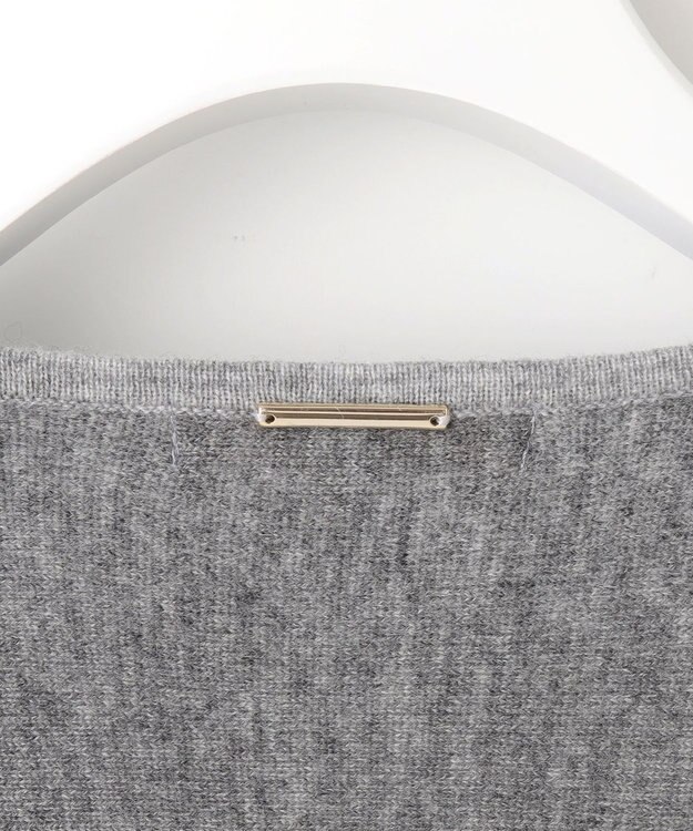 自由区 L 【カタログ掲載】ファインウールカシミヤドルマンシルエット ニット グレー系