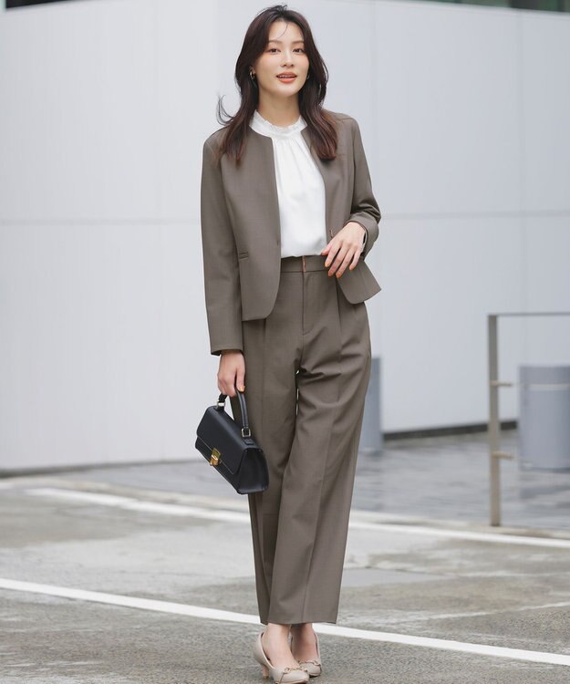 ANY SIS 【22.5～24.5cm】ビット付き パンプス グレージュ