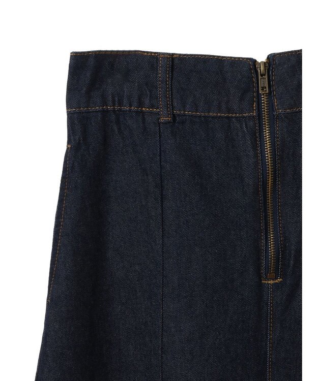 Green Parks フロントＺＩＰデニムスカート One Wash