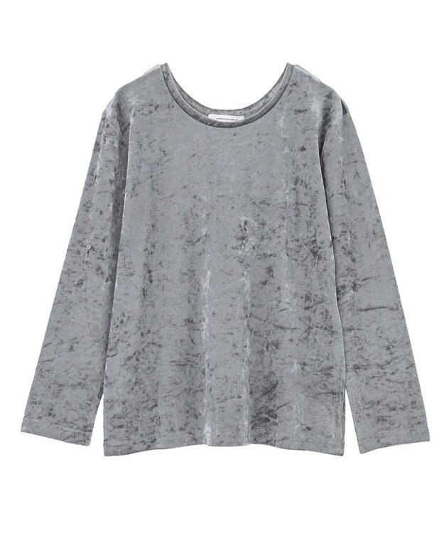AMERICAN HOLIC シアーベロアプルオーバー Charcoal Gray