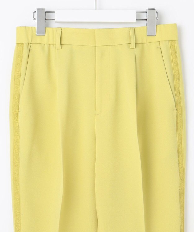 自由区 【Premium Collection】ドスキンテーパード パンツ ライトグリーン系