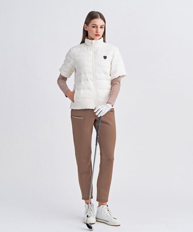 23区GOLF 【WOMEN】ストレッチダンボールパンツ ブラウン系