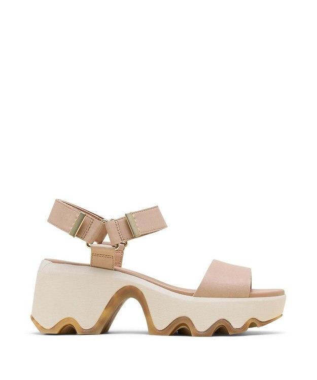 SOREL SOREL/ キネティック オーラ ワイストラップ /ソレル Honest Beige Bleached Ceramic