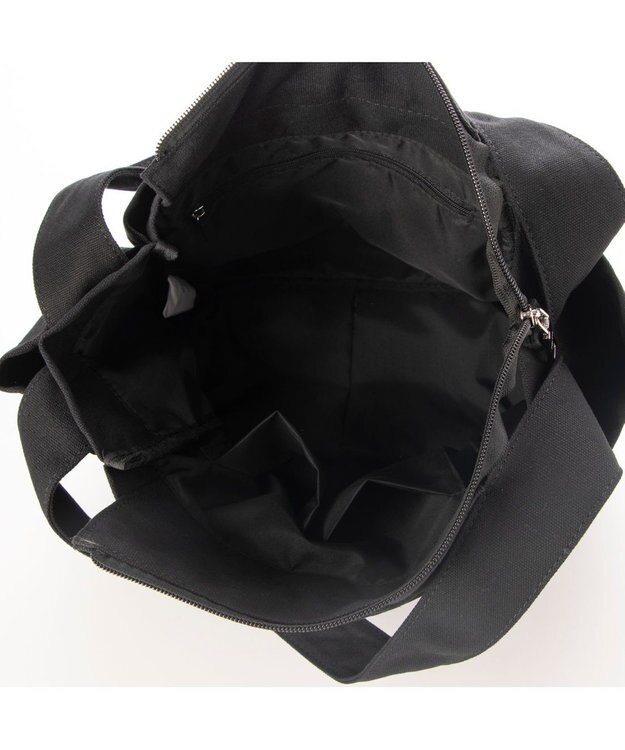 Y'SACCS 【Y’SACCS vous et】 キャンバスドットエンボストート Mサイズ ブラック