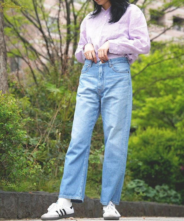 caqu Linen sagging baggy バギーシルエットリネンデニム 3years