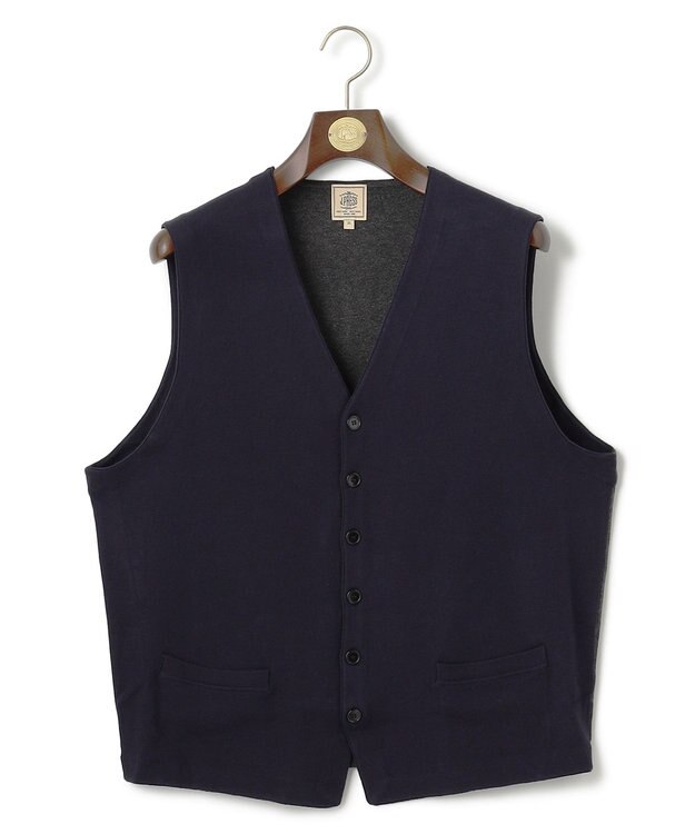 J.PRESS MEN 【KING SIZE】【ストレッチ性 / イージーケア】【FLEX YARN】ハイゲージニットベスト ネイビー系7