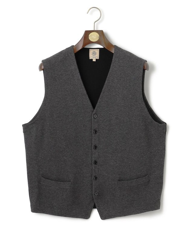 J.PRESS MEN 【KING SIZE】【ストレッチ性 / イージーケア】【FLEX YARN】ハイゲージニットベスト グレー系7