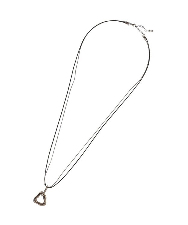 YECCA VECCA コードチェーンワントップネックレス Silver