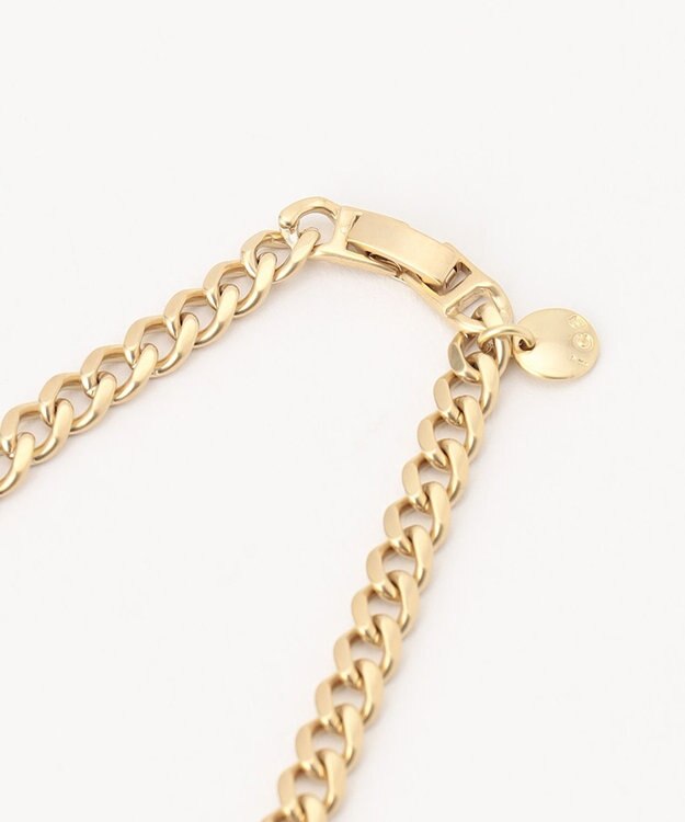 ICB クリスタルチェーンネックレス ゴールド系