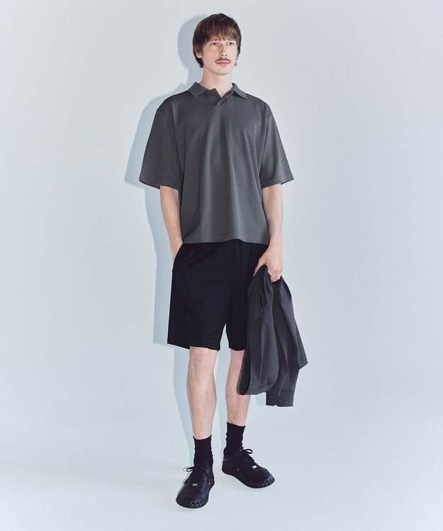 UNFILO MENS さらさらドライ クリーンポロ グレー