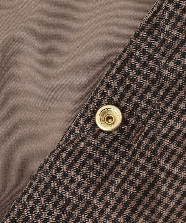 J.PRESS LADIES ピーチマルチポリリバーシブル アウター ブラウン系