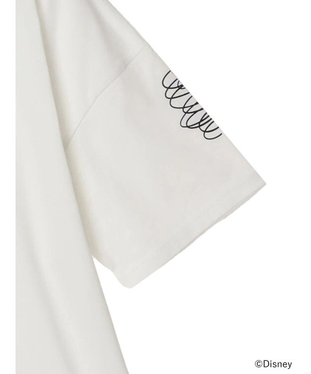 earth music&ecology Ｇｏｏｆｙ＆Ｍａｘ／箔プリントＴｅｅ Black