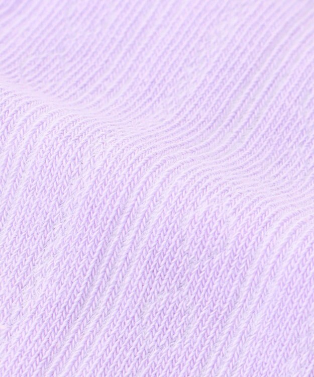 ANY KIDS サイドリボン ハイソックス ラベンダー