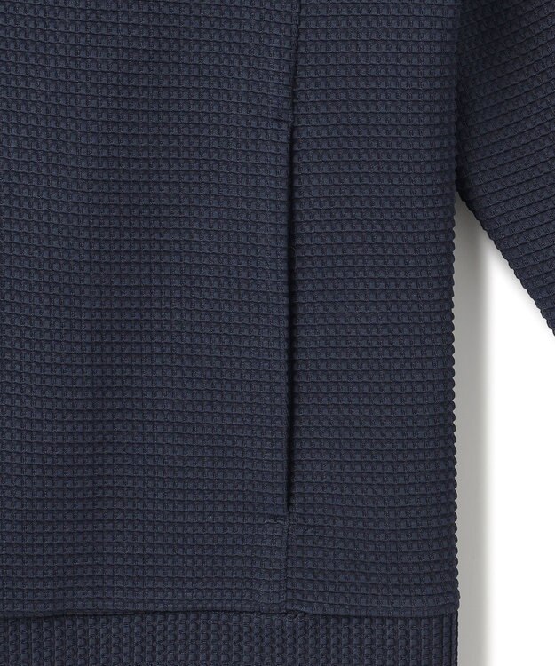 JOSEPH HOMME 新色追加【オリジナル素材/シワになりにくい】ライトタックジャージー ジップアップパーカー ネイビー系