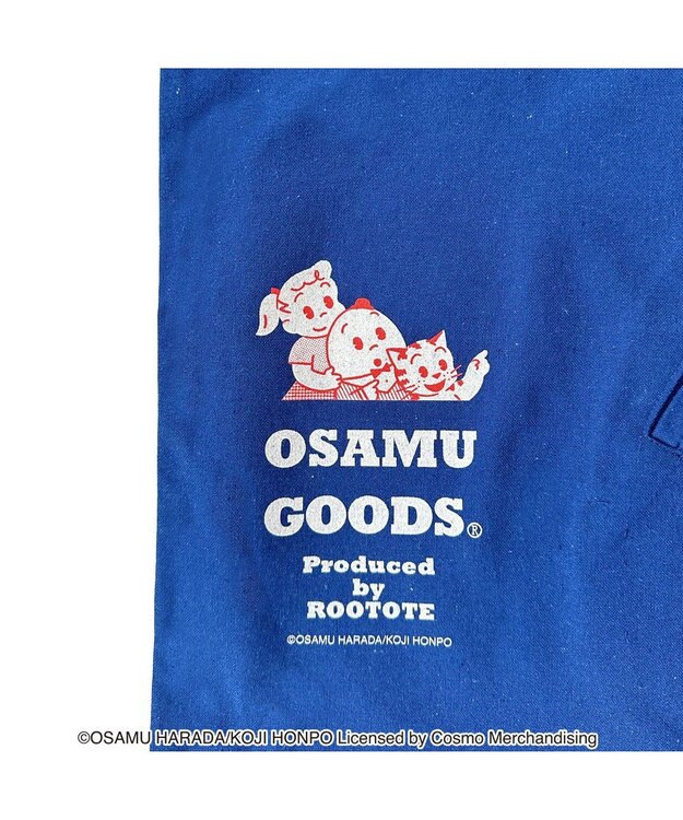 ROOTOTE 6262【オサムグッズ】OSAMU GOODS(R)×ROOTOTE トールフラット.オサム-B 01：ブルー