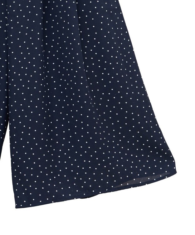 earth music&ecology 選べる丈アソートスカーチョ Dot Navy