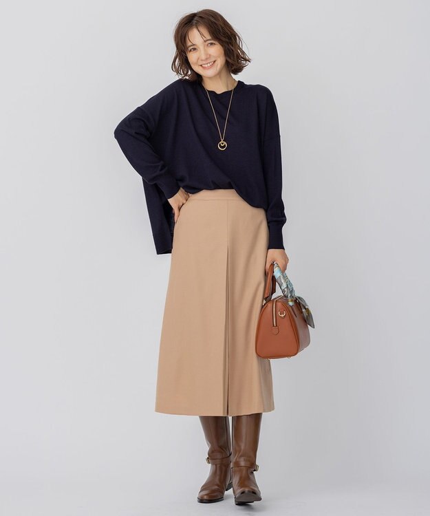 23区 【CLASSY.1月号掲載】ジョッキーベルト ブーツ ダークブラウン系