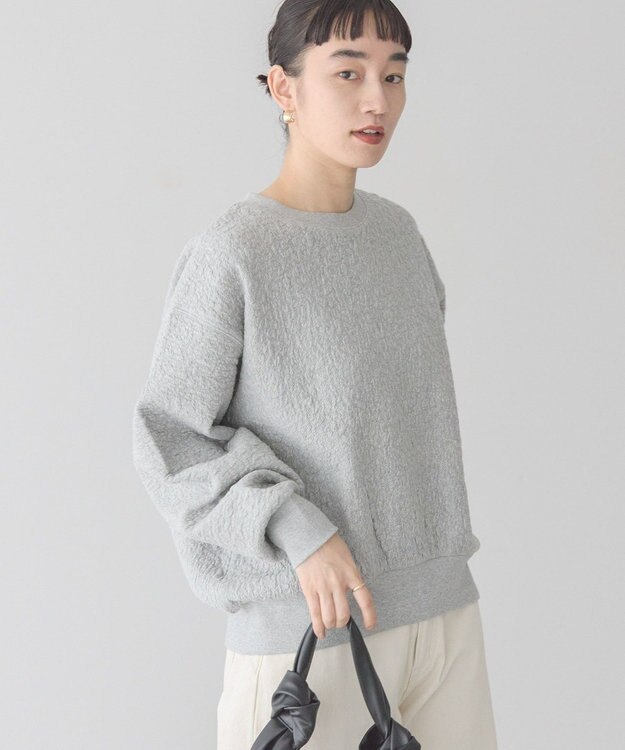 AMERICAN HOLIC フクレジャガードプルオーバー Light Gray Mixture