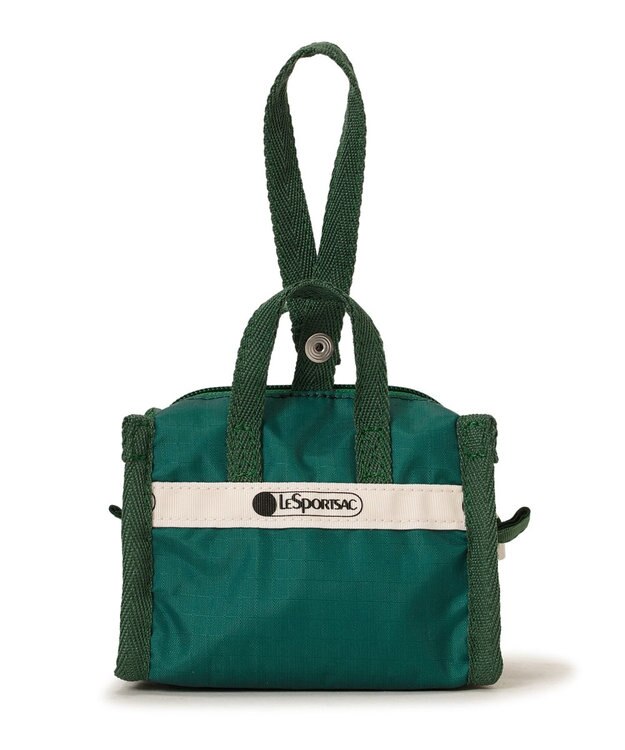LeSportsac MICRO WEEKENDER CHARM/LSSタイポグラフィチャームグリーン LSSタイポグラフィチャームグリーン