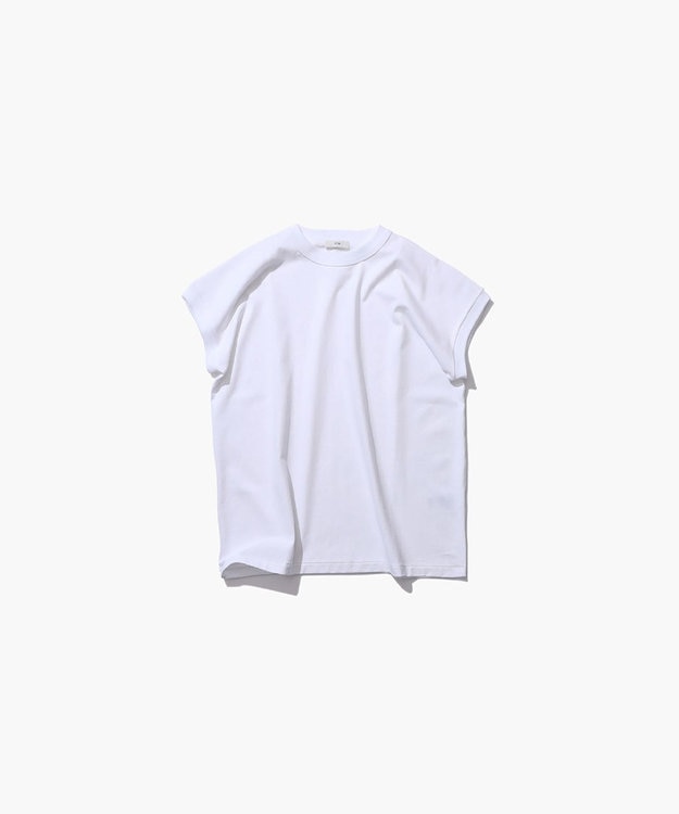 ATON 12/- AIR SPINNING | オーバーサイズプルオーバー WHITE