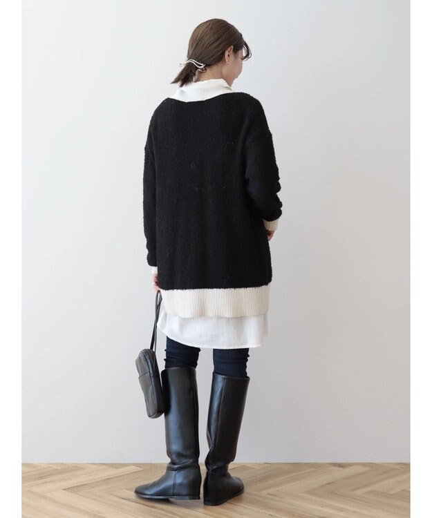 AMERICAN HOLIC モノトーンＶネックニットカーディガン Multi