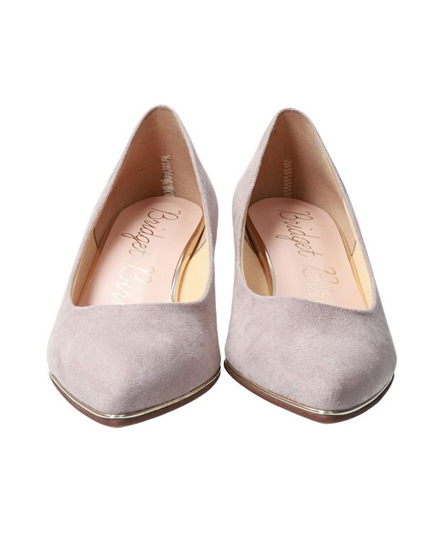 Bridget Birkin 【Bridget Birkin】エレガンスポインテッドパンプス ライトグレースウェード