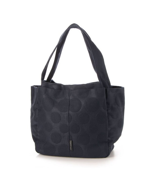 Y'SACCS 【Y’SACCS vous et】 キャンバスドットエンボストート Mサイズ ネイビー