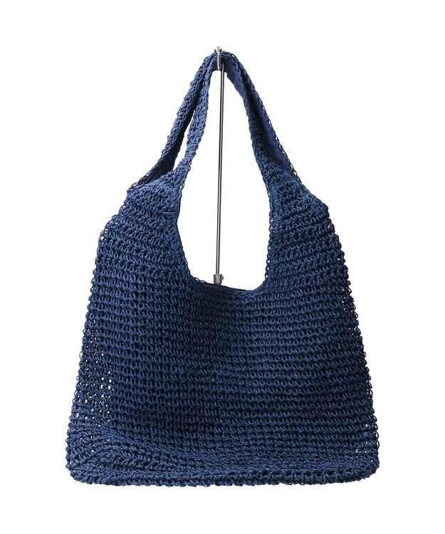 INTER-CHAUSSURES 【CIVICO 93】雑材トートバッグ ブルー雑材