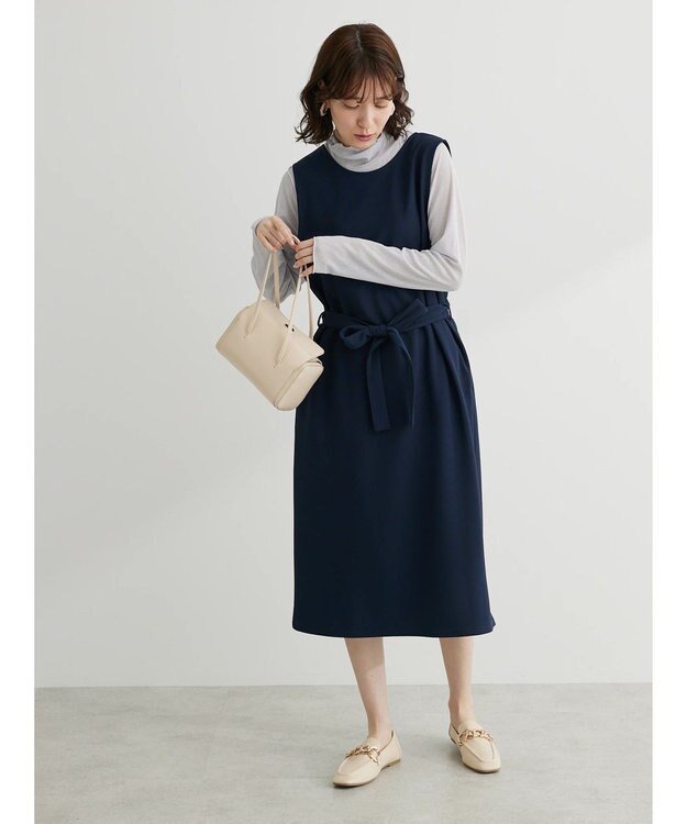 Green Parks ジレにもなる３ＷＡＹジャンパースカート Navy