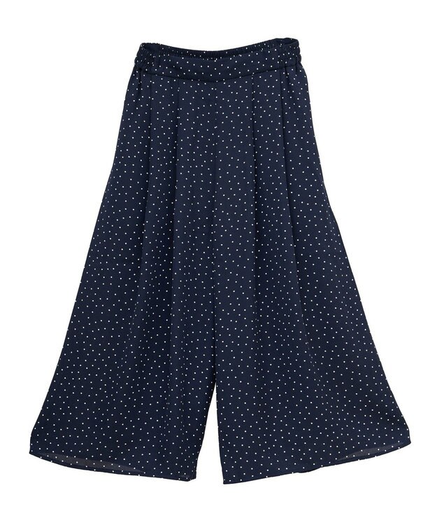 earth music&ecology 選べる丈アソートスカーチョ Dot Navy