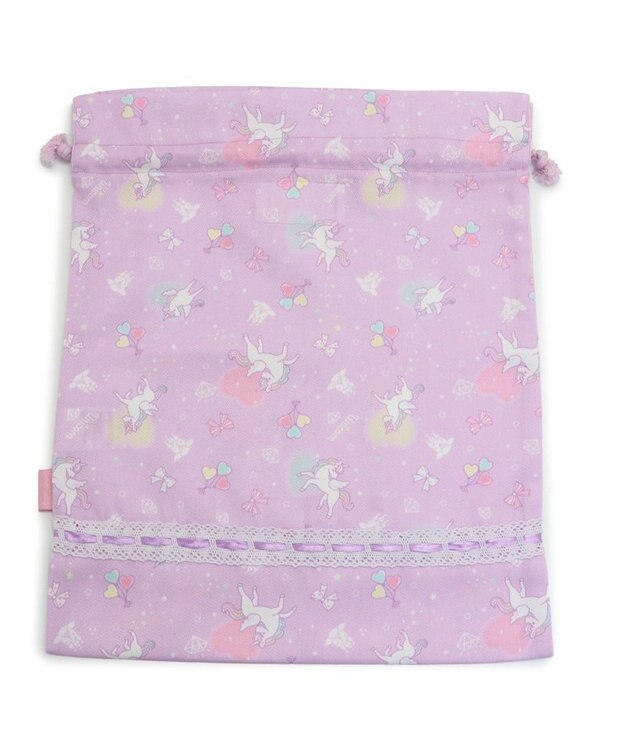 Mother garden マザーガーデン ユニコーン 巾着 大 《ハピネス柄》 -