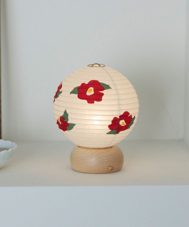 ちょうちん堂 【きもち】KAGAYAKI 椿 ちょうちん ライト ホワイト