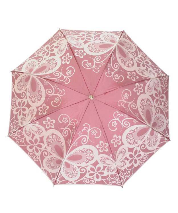 槇田商店 Kirie 蝶々 ワインレッド 折りたたみ傘 ワイン