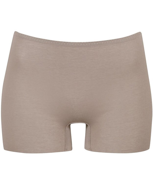 Wing インナー 【綿の贅沢オーガニック フラットタイプ】 オーガニックコットン混素材 ひびきにくく薄くて軽い １分丈 ER1148 ウイング／ワコール シナモンブラウン