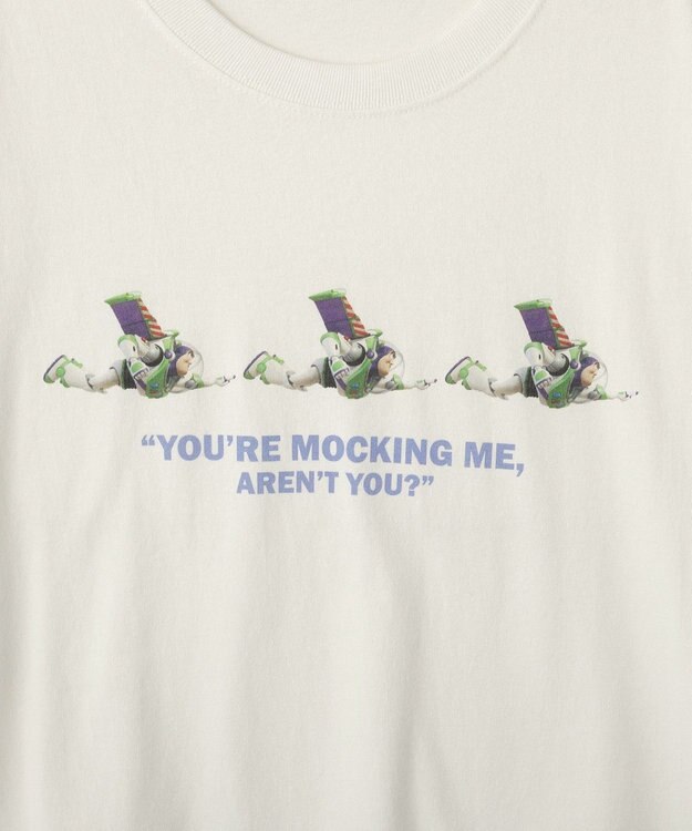AMERICAN HOLIC 【TOY STORY】ヴィンテージ加工グラフィックTシャツ Off White