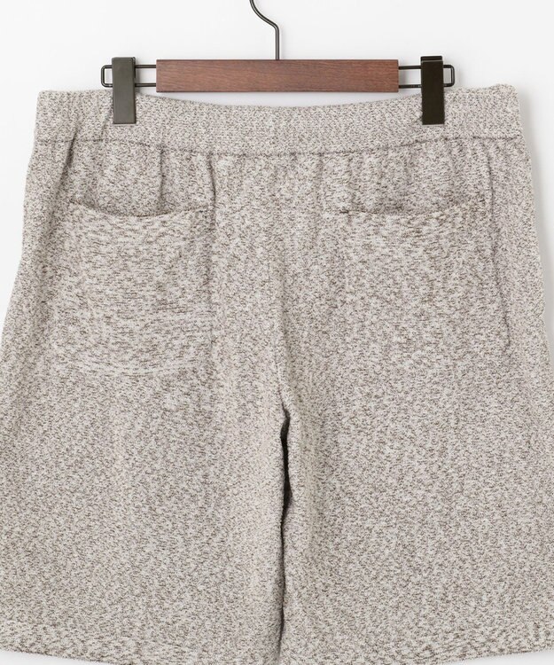 JOSEPH ABBOUD MOUNTAIN 【SPACE／UNISEX】ベアフリース ハーフパンツ ブラウン系