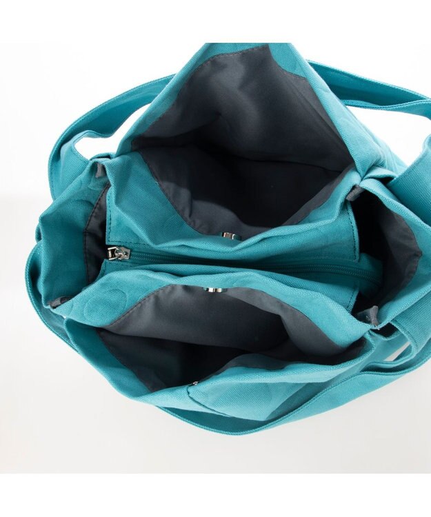 Y'SACCS 【Y’SACCS vous et】 キャンバスドットエンボストート Mサイズ グリーン