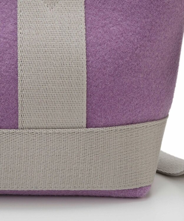 TOPKAPI 【Breath TOPKAPI】イタリアンフェルト ショルダー付 ミニ トートバッグ S ラベンダー