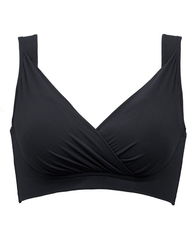 BRADELIS New York 【BRADELIS Me / ノンワイヤー】オールインワンライトブラ 軽い着け心地で快適に補正するブラジャー 谷間メイク ブラック