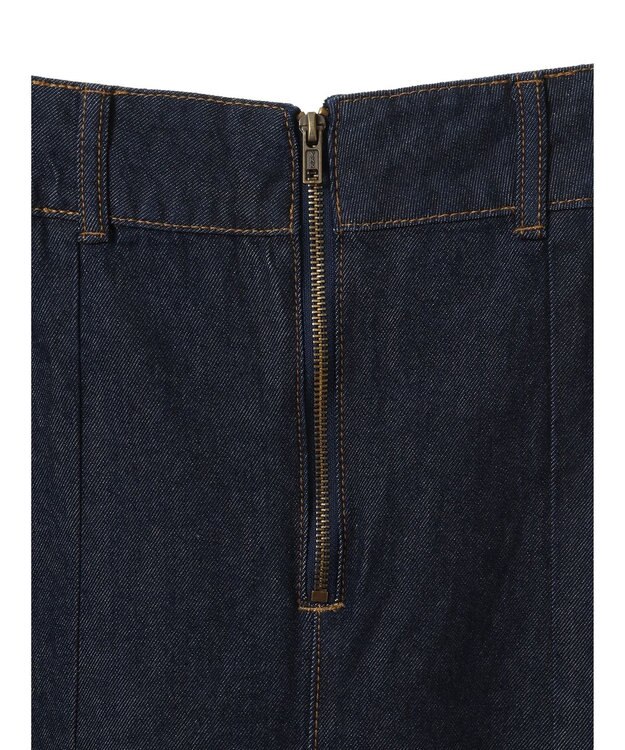 Green Parks フロントＺＩＰデニムスカート One Wash