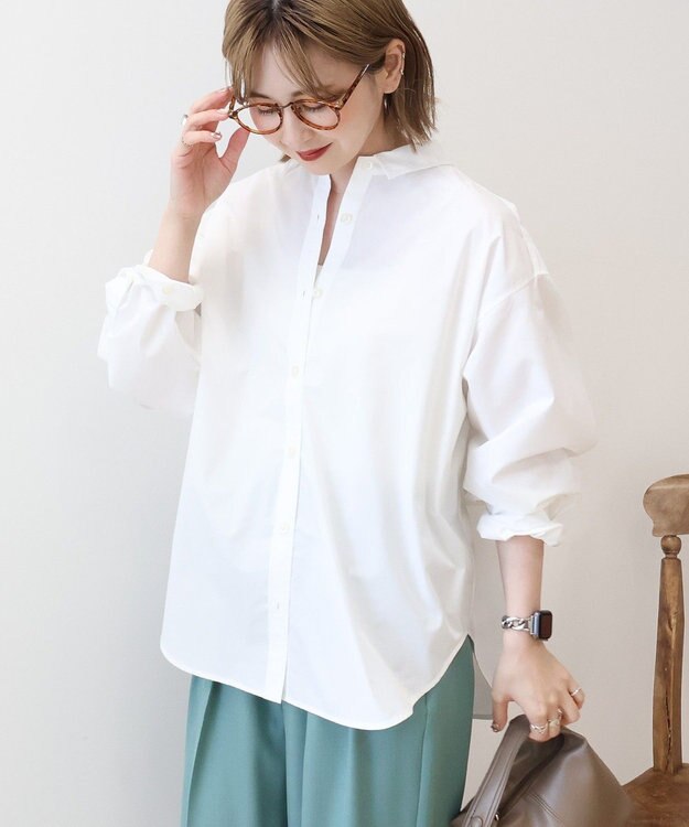 AMERICAN HOLIC イージーケアブロードシャツ Off White