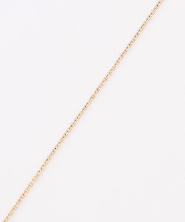 自由区 アクリルバイカラー ネックレス アイボリー×ブラウン