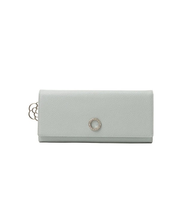 CLATHAS カーラ かぶせ長財布 ライトブルー