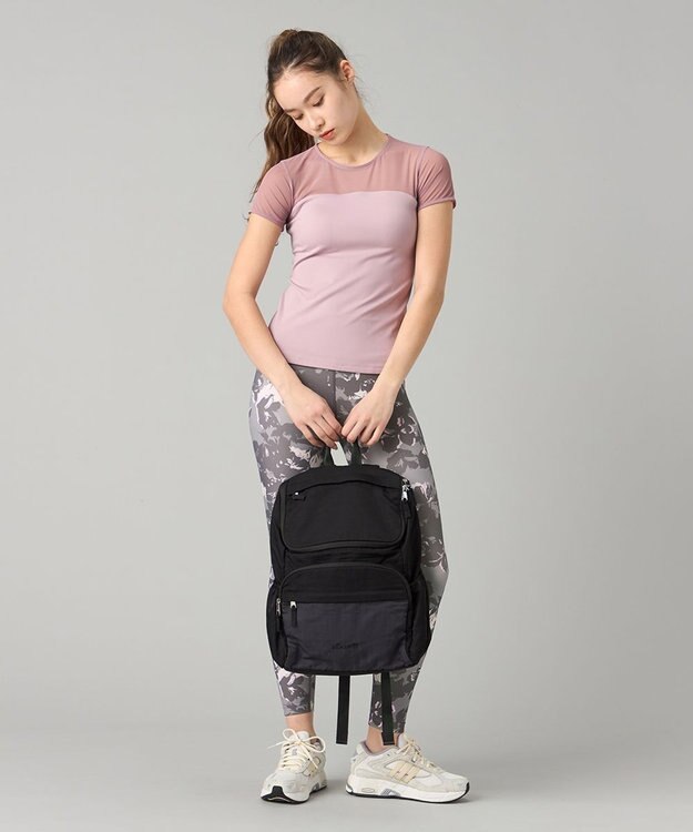 Chacott Motion シアーブラトップ グレイッシュローズ