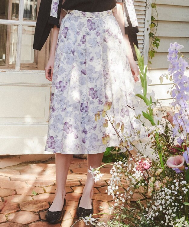 TOCCA 【大人百花掲載】【消臭・洗える！】BOTANOCAL GARDEN PARTY スカート イエロー系5