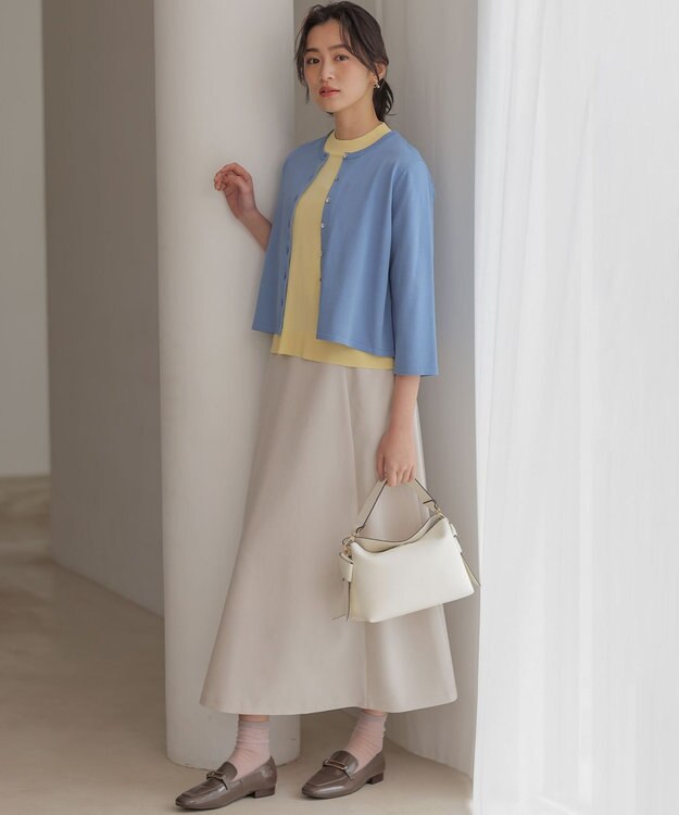 組曲 シュットクロスフレア スカート サンドベージュ系