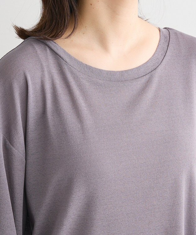 Green Parks シアーチュールドッキングプルオーバー Gray