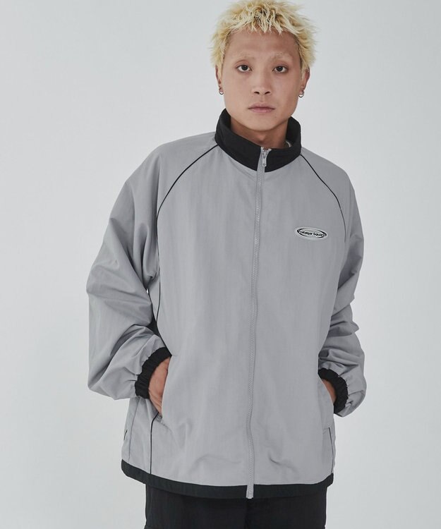 WEGO バルーンナイロンブルゾン グレー