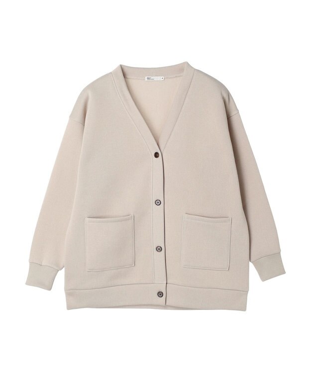 CRAFT STANDARD BOUTIQUE ニットフリースＶネックカーディガン Ivory